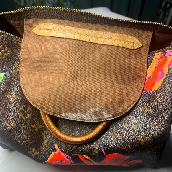 LOUIS VUITTON Steven Sprouse Monogram Roses Speedy 30 Limited Edition 2008 - Picture 16 of 16